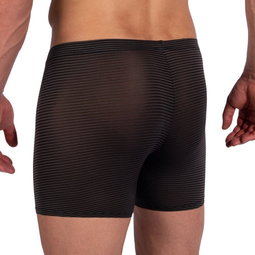 Olaf Benz RED2384 Boxerpants black/grey stripe