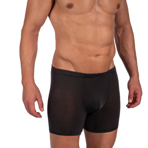 Olaf Benz RED2384 Boxerpants black/grey stripe