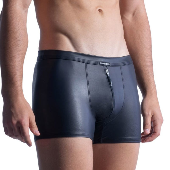 Manstore M510 Zipped Pants Leather Look <black> 