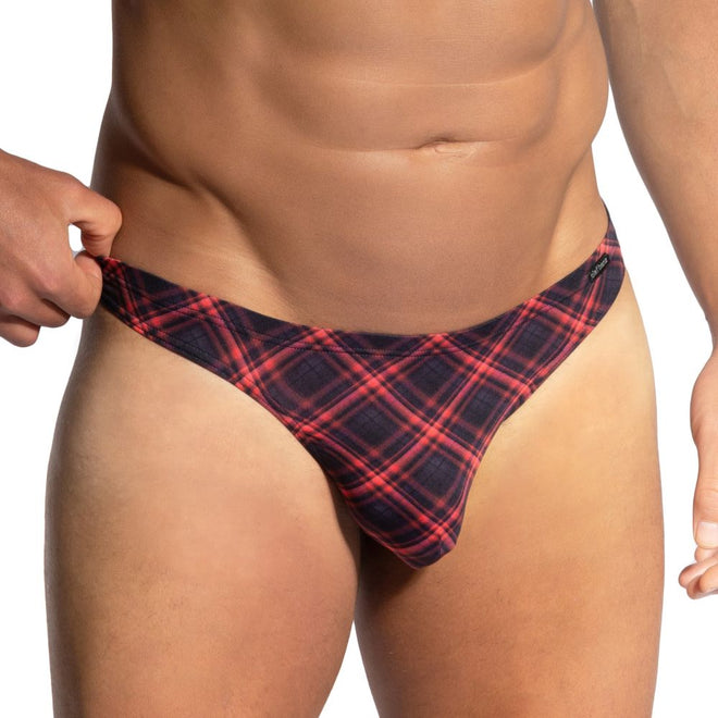 Olaf Benz RED2426 Mini thong check red
