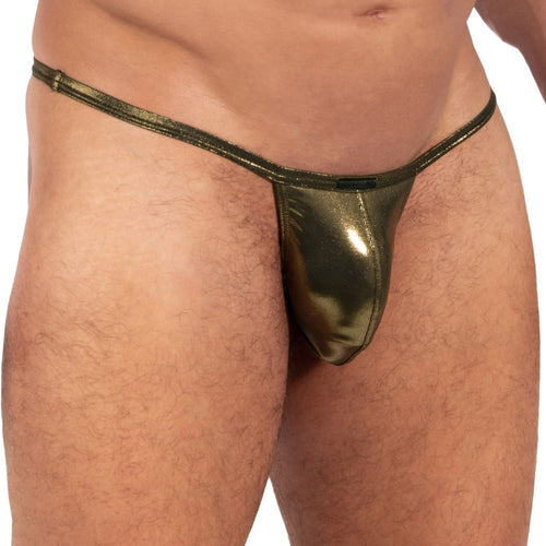 Manstore M2338 Push Up Bungee String gold/black