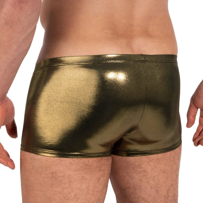 Manstore M2338 Push Up Bungee Pants gold/black