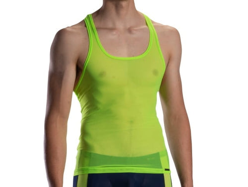 Olaf Benz RED1872 Halter shirt <transparant neon green> 