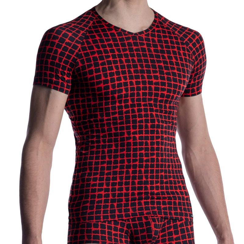 Manstore M800 V-shirt red/black – Tothem Online